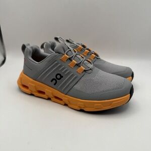 New Oncloud Cloudswift Kids - size 1 Youth  ALLOY / TANGERINE Sneaker Shoes